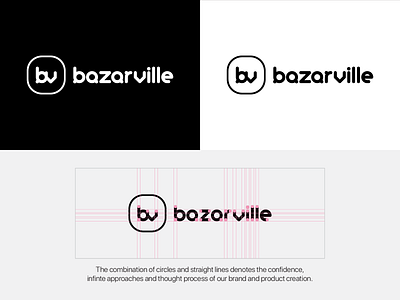 Bazarville - The Derivation bazarville branding design designer icon identity illustration illustrator kantaap logo minimal talkaboutit