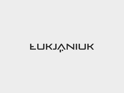 Lukjaniuk - Logo branding design flat logo