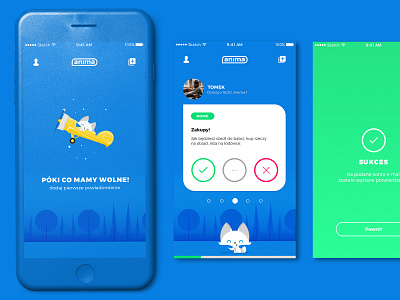 Anima - App Design app app design application brand hero character characterdesign illustration ui ux ux ui