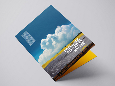 Brochure - Podlaskie a5 a5 flyer brochure minimalism minimalist nature print