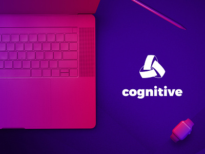 Cognitive - Identity branding color flat gradient identity logo multicolor startup