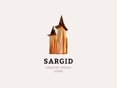 SARGID logotype brand identity logo logotype saratov tourist guide travel webdesign