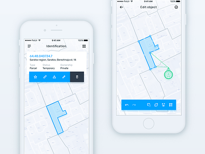Edit spatial object design edit geo geometry gis ios map mobile point spatial ui ux