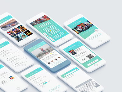 Movie Booking App designs, themes, templates and downloadable graphic ...