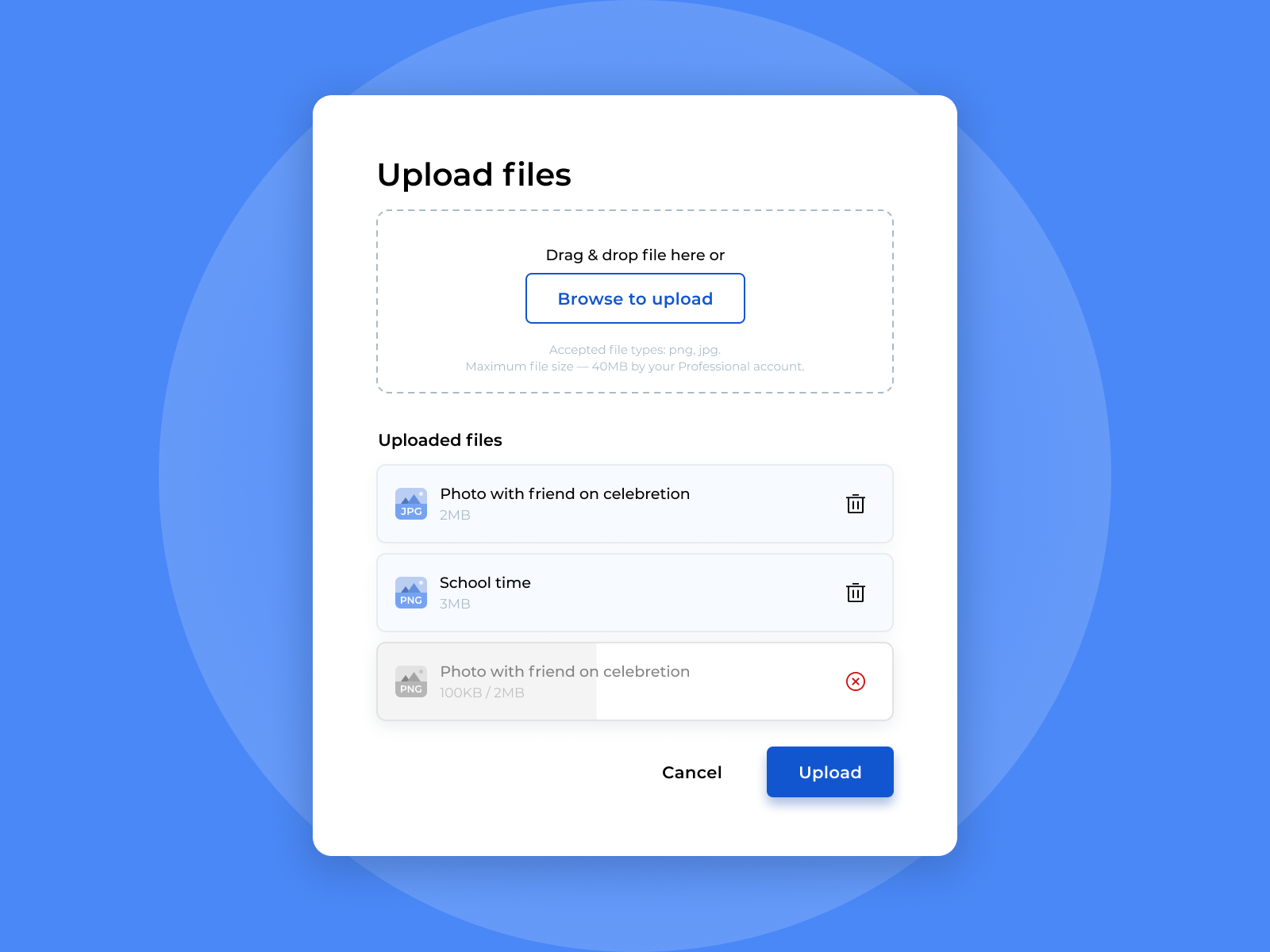 Drag&Drop template by Tetiana Kucherenko on Dribbble