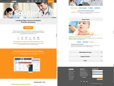 nAbleMD web application design responsive startup ui ux webdesign website
