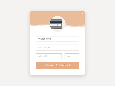 Daily UI challenge #002 - Credit Card Checkout app checkout clean credit card daily dailyui desktop simple ui