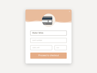 Daily UI challenge #002 - Credit Card Checkout