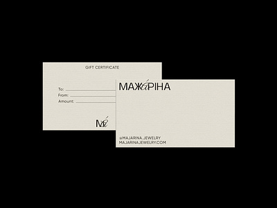 Logo for jewelry brand | Majarina