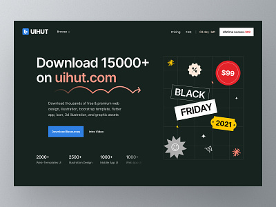 Black Friday Subscription Deals black friday black friday deals black friday sale design free ui resources friday 2021 header header design lifetime deal software black friday ui resource uikit website black friday website design