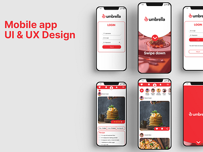 Umbrella Food Recipes App