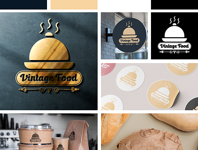 Vintage Food Logo branding design graphic design logo