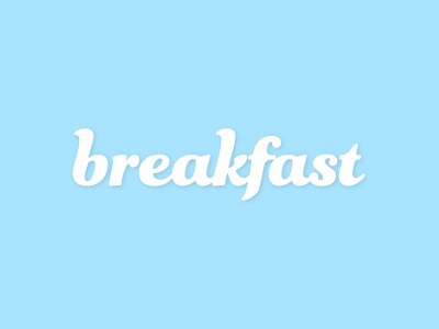 breakfast Logo by Christopher Lam on Dribbble