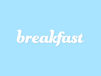 breakfast Logo branding logo side project visual design