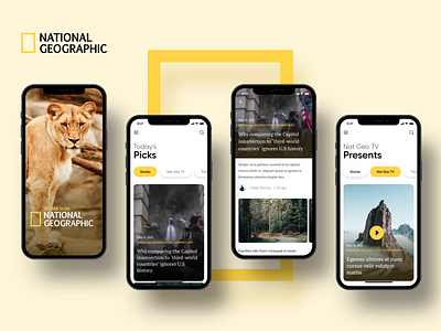 National Geographic App Concept