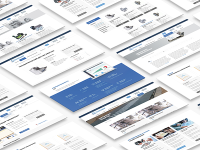 Corporate site with product catalog "Tenzomir"