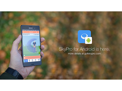 SkyPro on Android app golf skypro