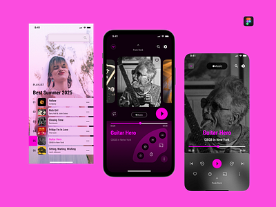 Music app design app application design graphic design music app ui uiapp uiux ux