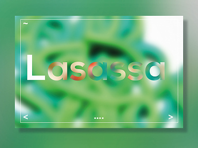 Lasassa 00 B fashion label concept logo ui