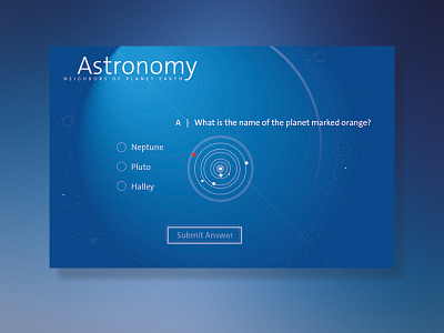 Astronomy Jupiter dataset education infographics interface ui