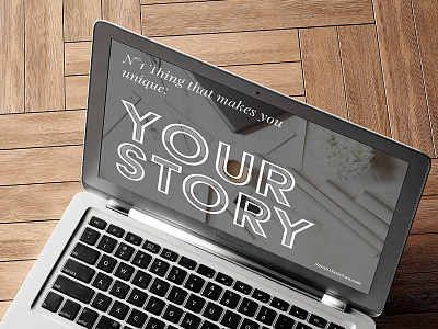 Your story font quote typography zen