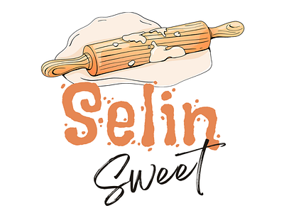 Selin Sweet English Logo artwork design instagram logo