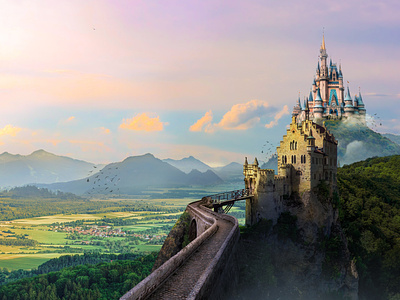 Fantasy landscape: recreate a fantasy world