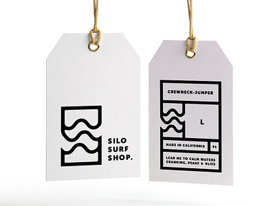 Silo Surf Shop brand & label.