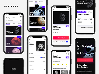 SPACED app concept.