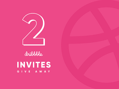 2 dribbble invites away color dribbble give giveaway invitation invite player