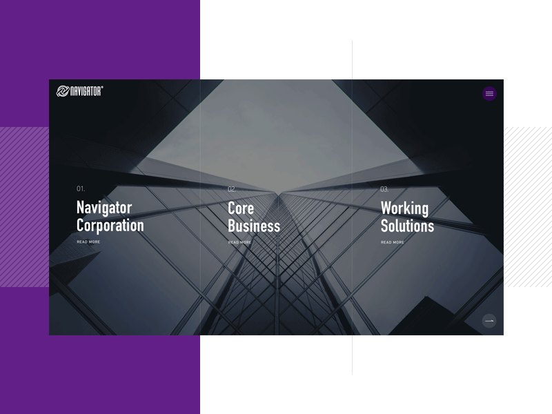 Navigator Corporation by Yana on Dribbble