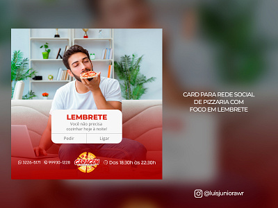 Card Lembrete design graphic design