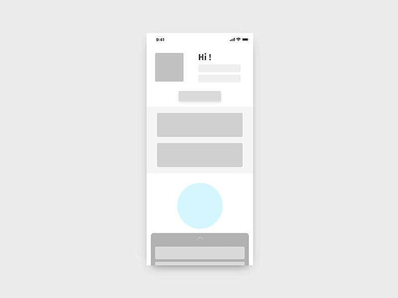 A Simple Animation animation invision studio simple studio ux wireframes