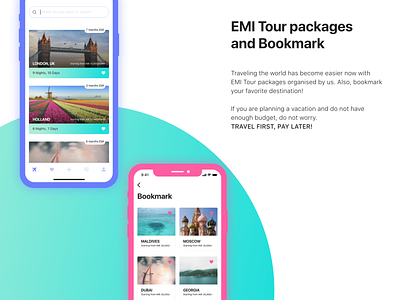 EMI Tour Packages - Traveloka app appconcept dribbble ios iosapp iphonex traveloka ui uiux