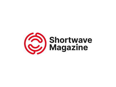 Shortwave Magazine branding creative logo