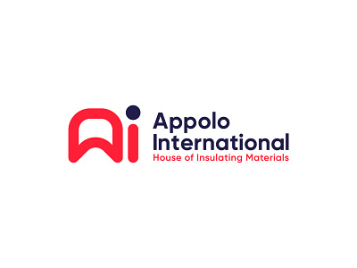 Appolo International a logo ai logo branding creative logo