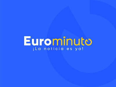 Eurominuto branding digital media logo design newspaper logo time logo watch logo
