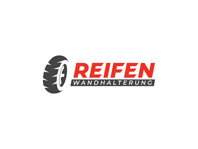 Reifen Wandhalterung branding creative logo tire logo