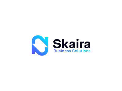 Skaira Business Solutions branding creative logo s logo