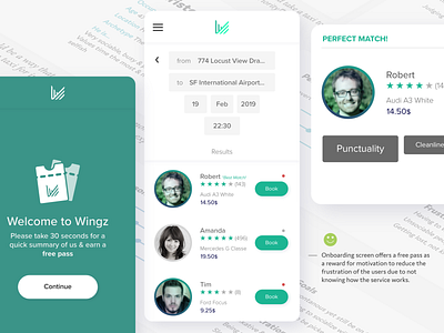 UX Research, Wingz