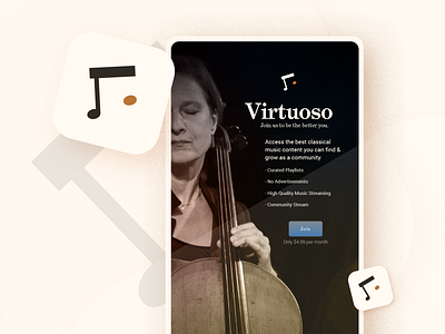 Classical Music App - Closeup