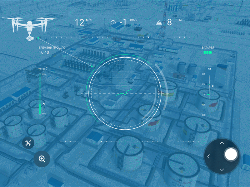 Hud animated animated gif digital drone interface technology ui uidesign view
