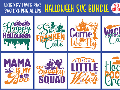 Halloween SVG Bundle silhouette png