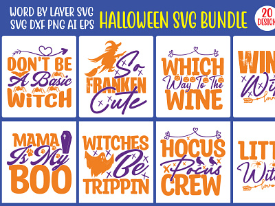 Halloween SVG Bundle silhouette png