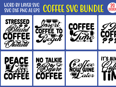 Coffee SVG Bundle funny coffee svg