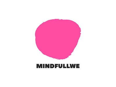 Mindfullwe consciousness health logo logotype mental pink psychiatrist psychiatry psychologist psychology psychotherapy spot
