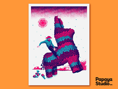 How to Save a Piñata animal art artwork design draw drawing illustration poster screenprint