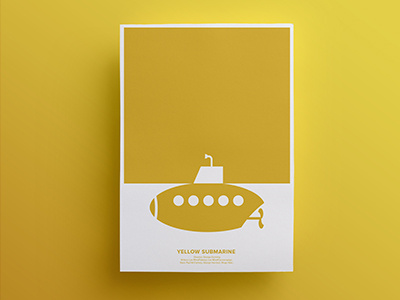 Yellow Submarine - Rebus Movie Poster affiche movie poster rebus