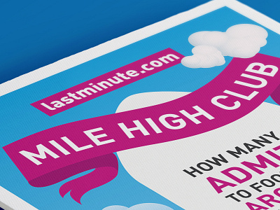 Mile High Club - Infographic club infographic lastminute plane trip