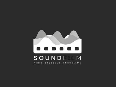 Logotype - sound brand film identity illustrator logo logotype movie sound soundwave vector wave